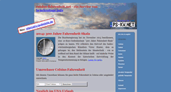 Desktop Screenshot of celsius-fahrenheit.net